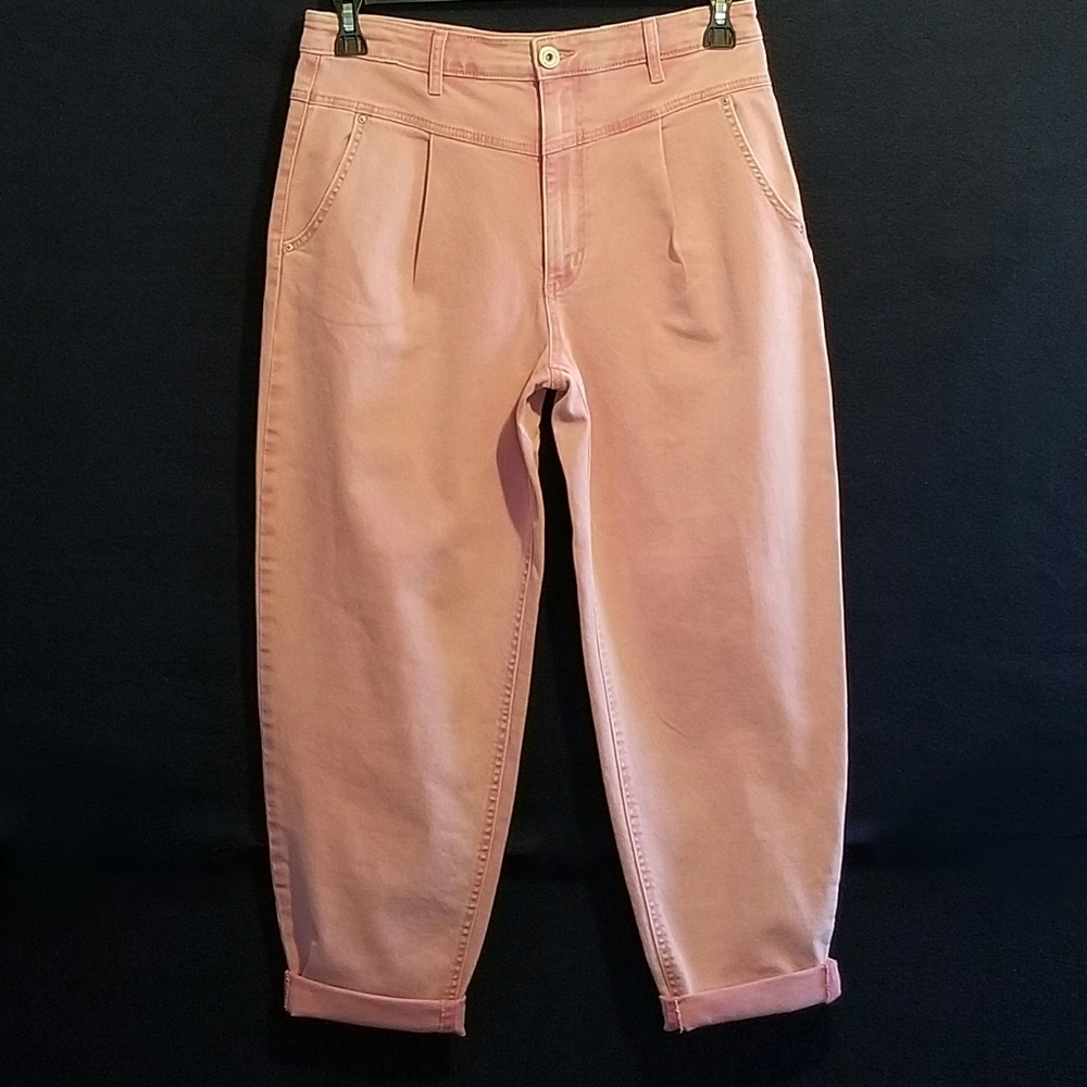 INC International Concepts Millicent Pink Wide Leg Jeans